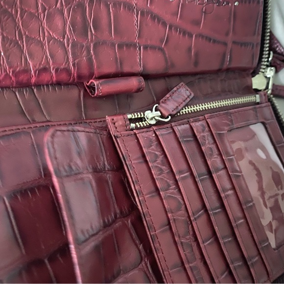 Halogen Big Croco Wallet Clutch - Picture 6 of 8